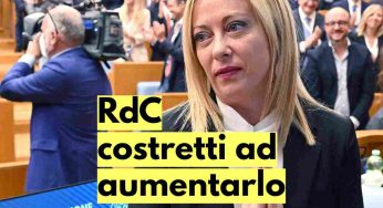 RdC: esplode la povertà e Meloni costretta ad aumentarlo, nuovi soldi e beneficiari (menomale)