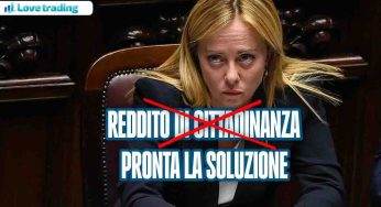 Giorgia Meloni smantella il RdC (ufficialmente) ed è panico ma propone una soluzione importante