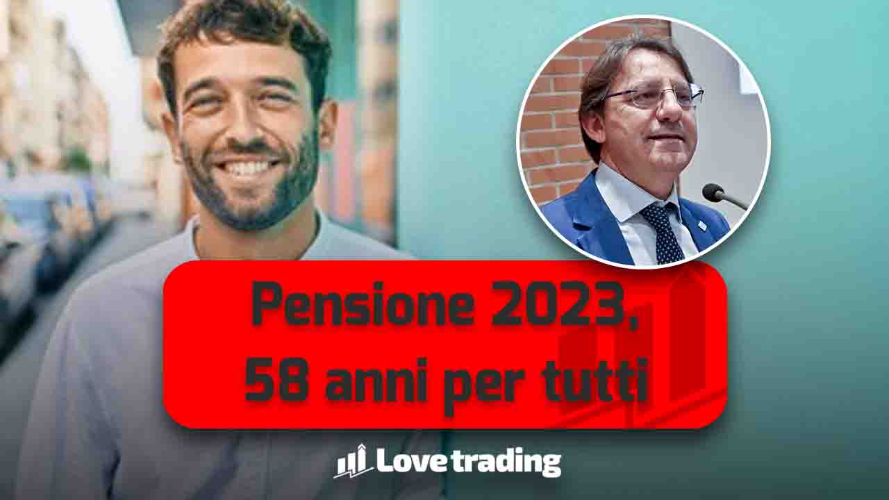 Pensione a 58 anni