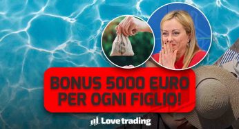 Nuovissimo bonus da 5000 euro per ogni figlio “dovete tornare a fare figli”