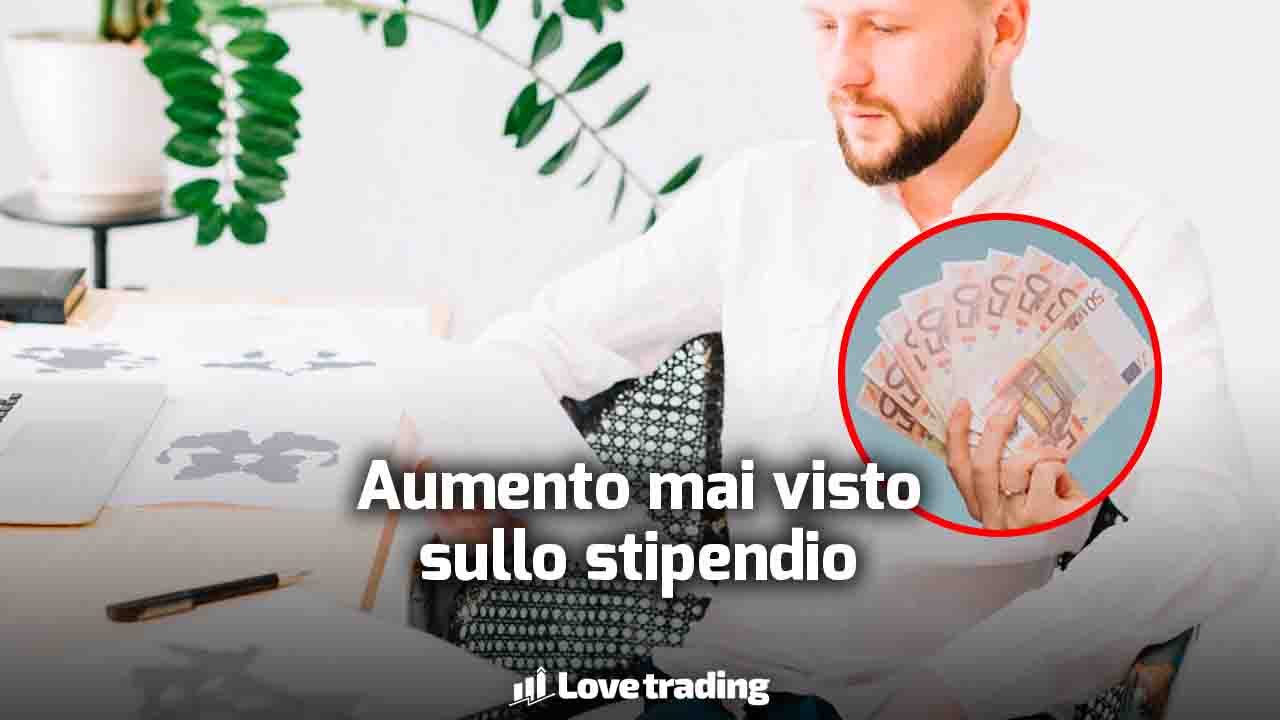 Aumento stipendio del 33%: italiani tutti felici e inflazione addio