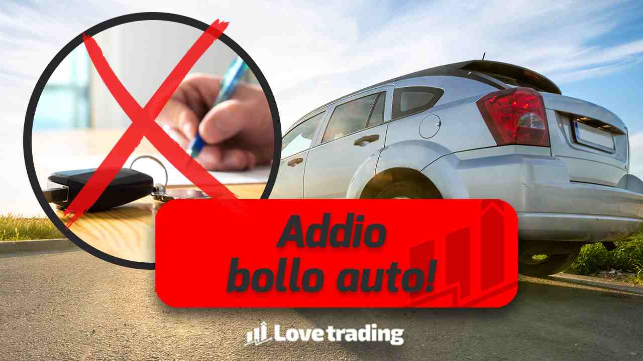 Bollo auto 2023 azzerato