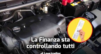 Cilindrata dell’auto e spesa media al supermercato: ora la Finanza ti stanga se esageri, controlli