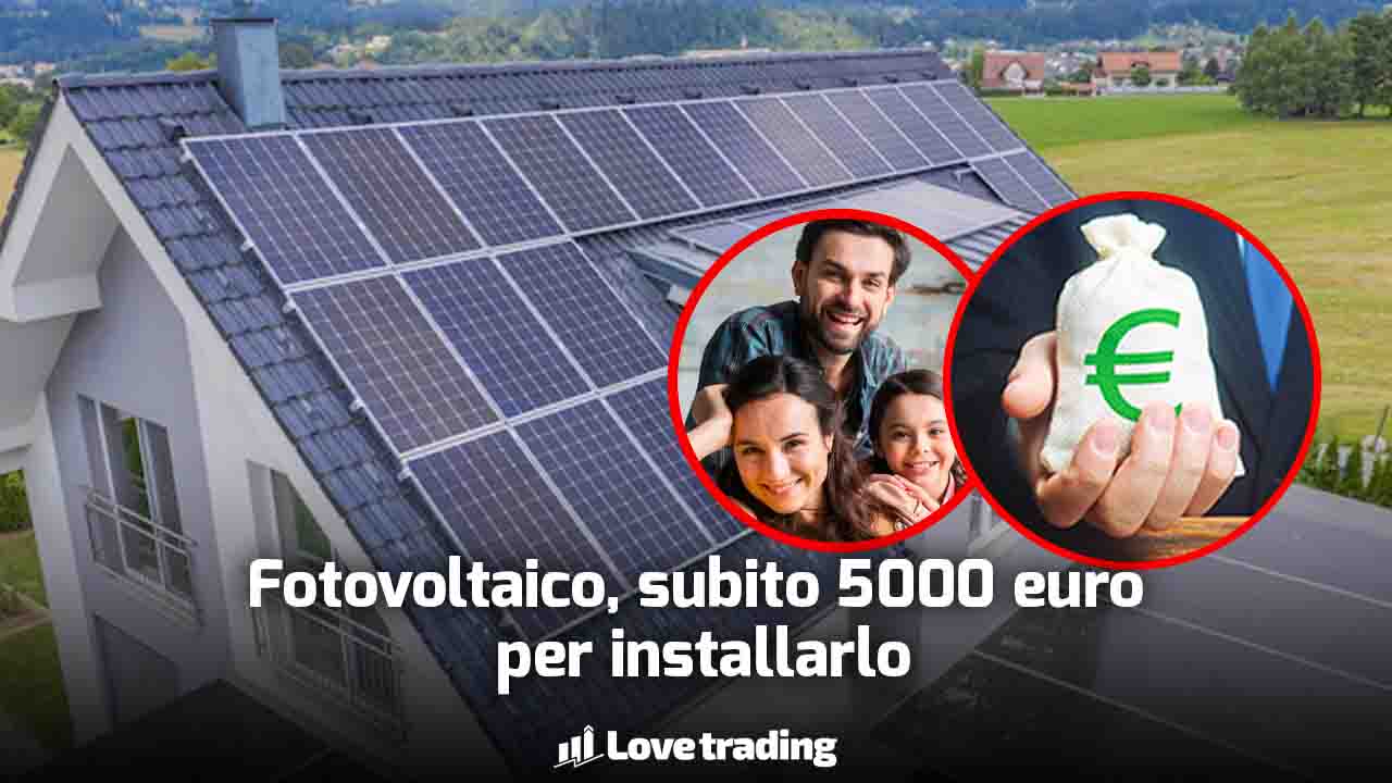 Bonus fotovoltaico 5000€