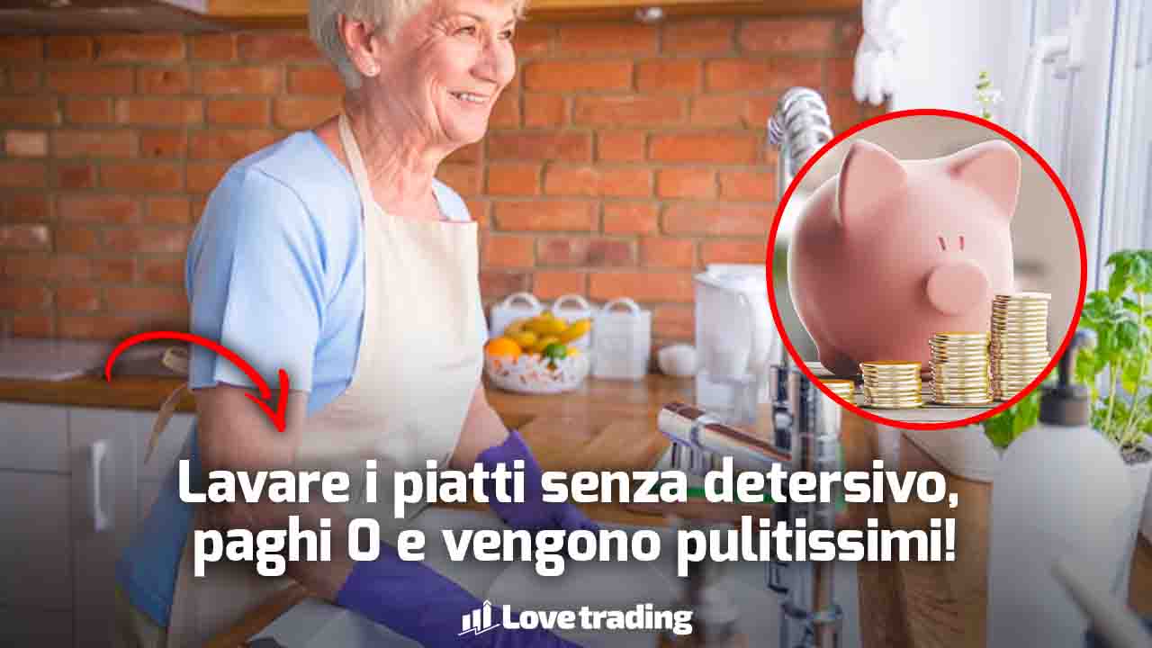 Lavare i piatti senza detersivo