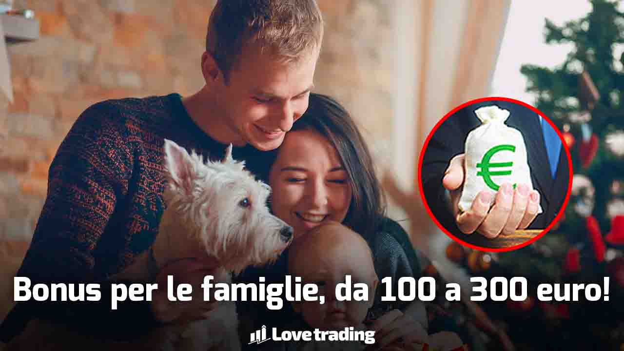 Bonus da 100 a 300 euro