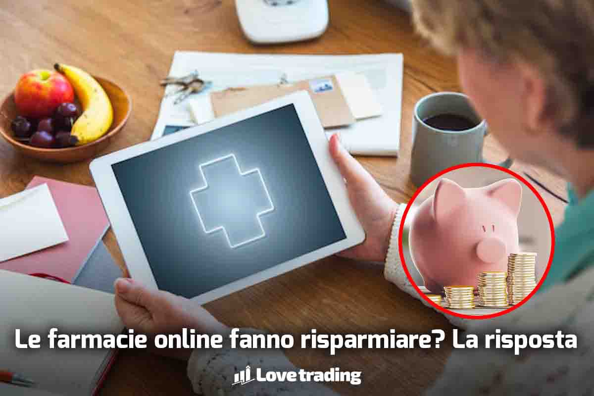 Signora con tablet tra le mani