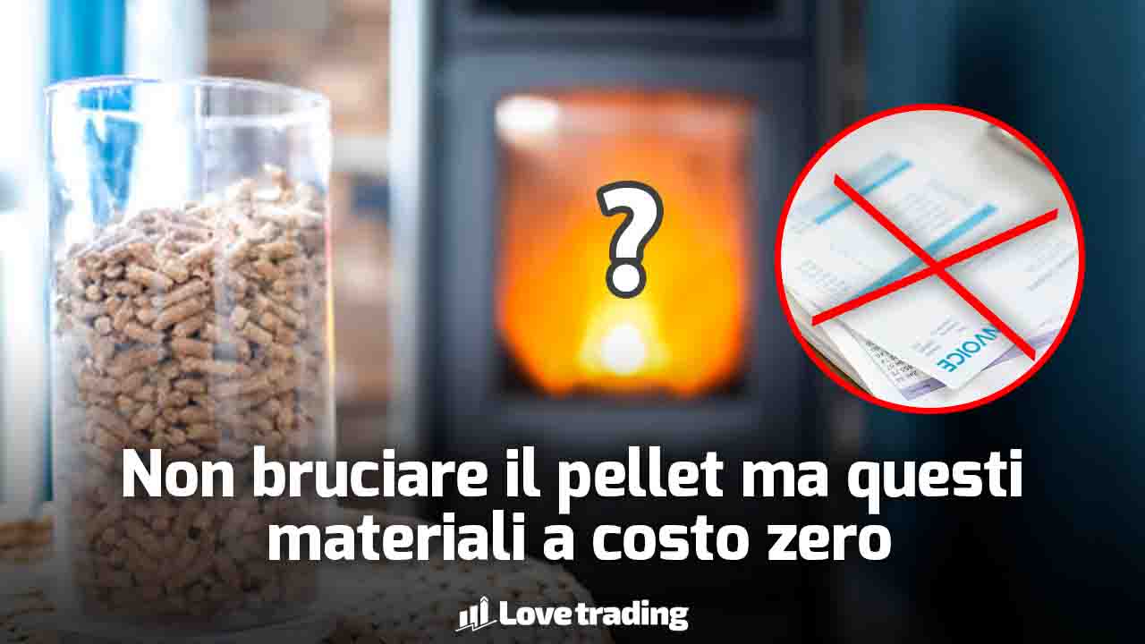 Pellet aumenta più del gas: 400%, arrivano i materiali da bruciare