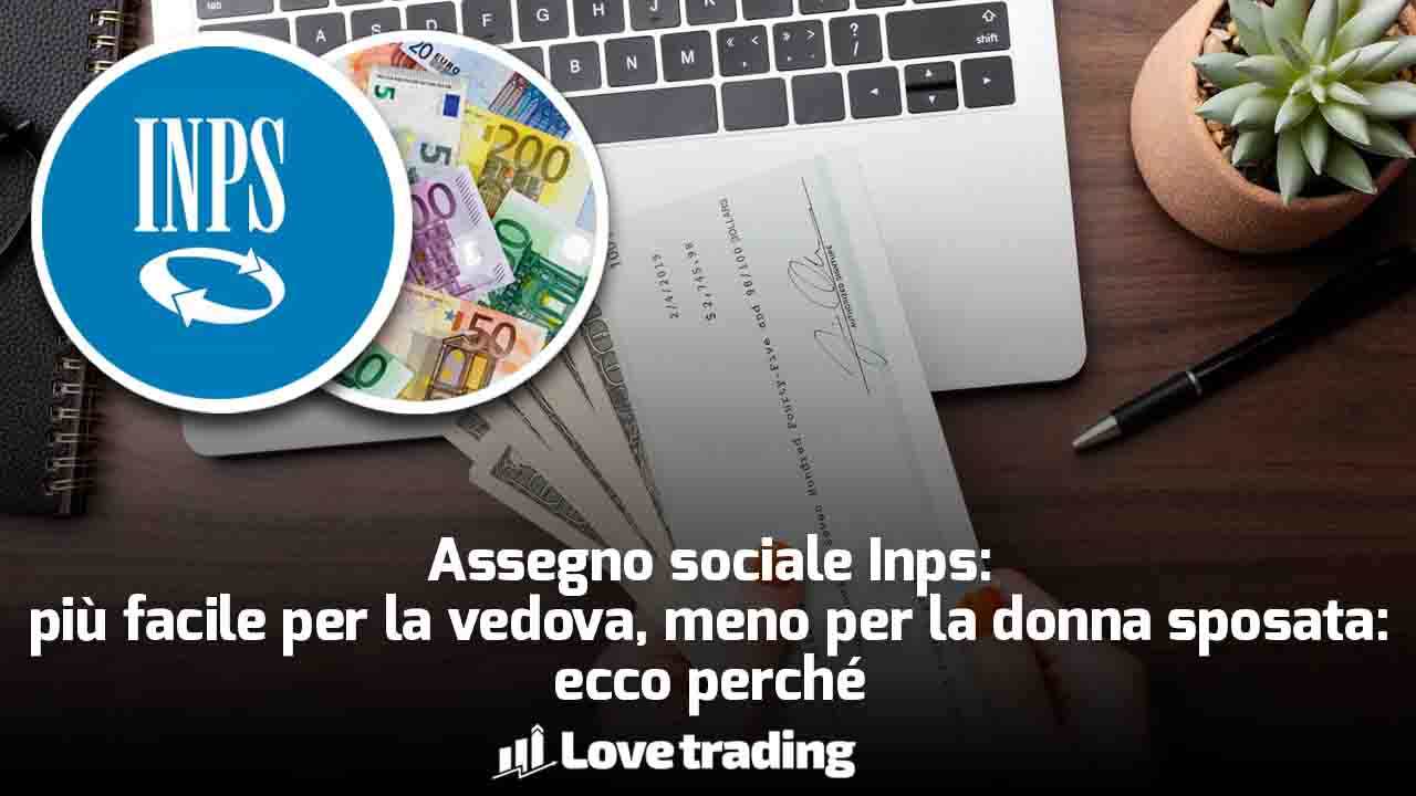 Assegno sociale INPS: alla vedova è assicurato, alla sposata no