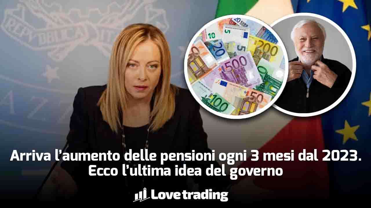 Aumento pensioni ogni 3 mesi dal 2023, innovativo e ricco dall'INPS, come funziona