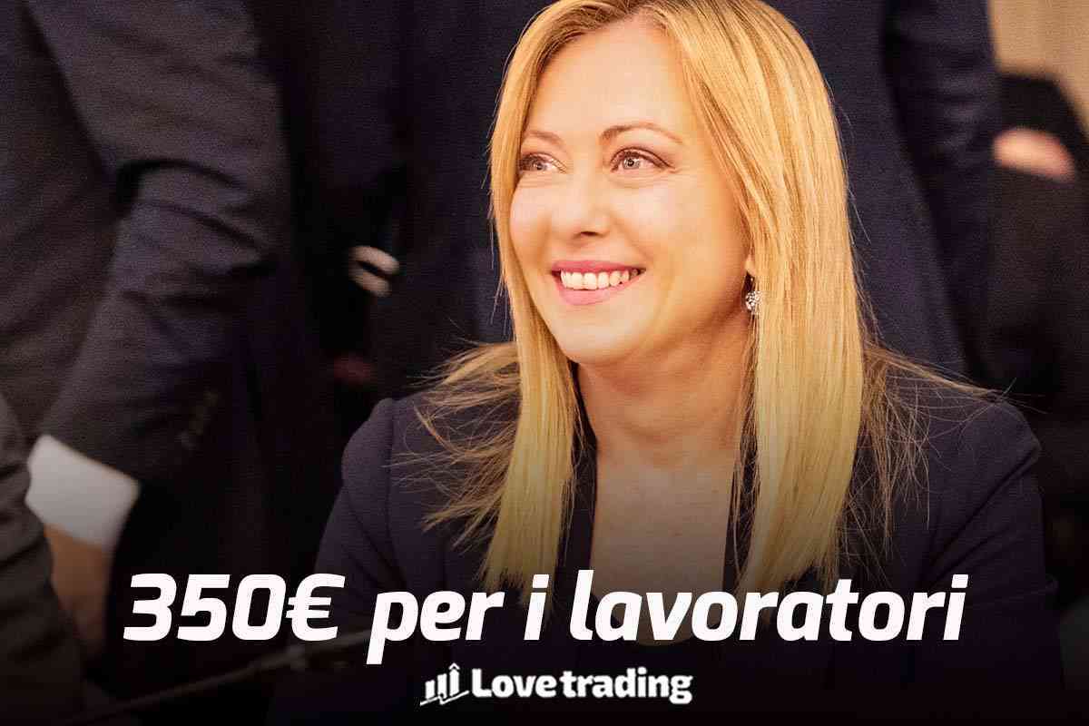 Bonus 350€ ai lavoratori