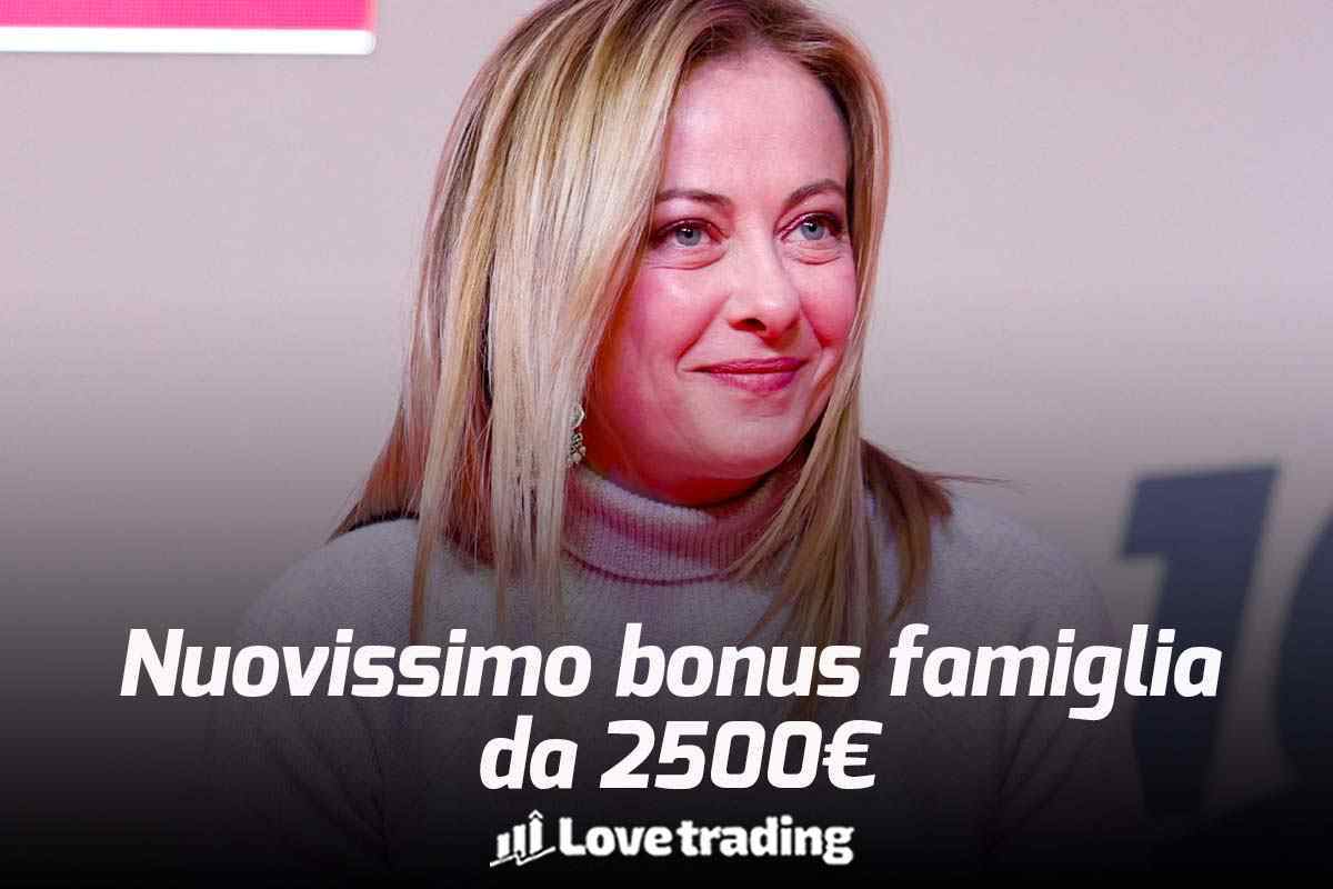 Nuovo bonus famiglia da 2500 euro