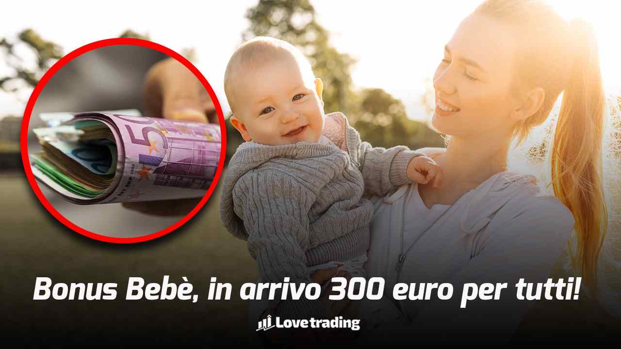 Bonus bebè: solo 300€ ma a tutte le famiglie, promessa mantenuta