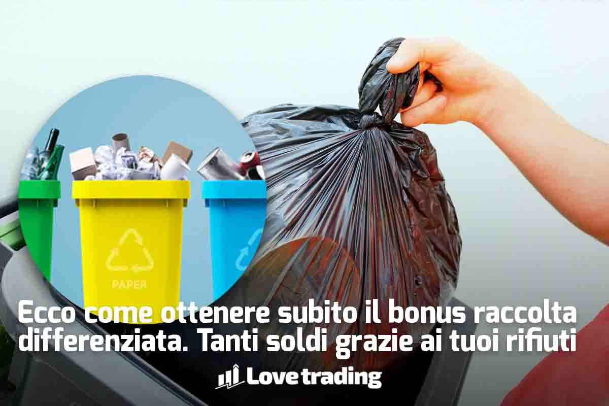 Bonus raccolta differenziata