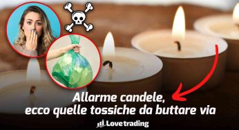 Allarme candele: quali sono tossiche, cancerogene e da gettare via, marche e tipi