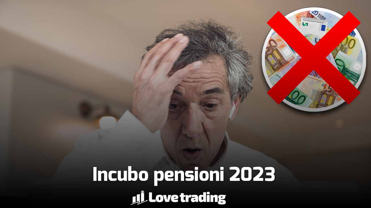 Incubo pensioni 2023: tagli per tutti fino a 400€, INPS ti inguaia al supermercato