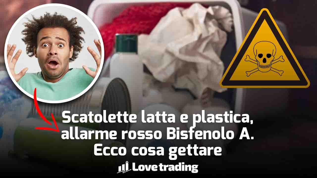 Scatolette latta e plastica