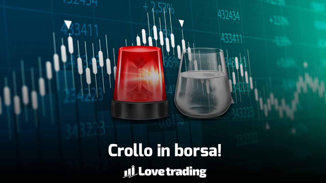 Crollo in borsa