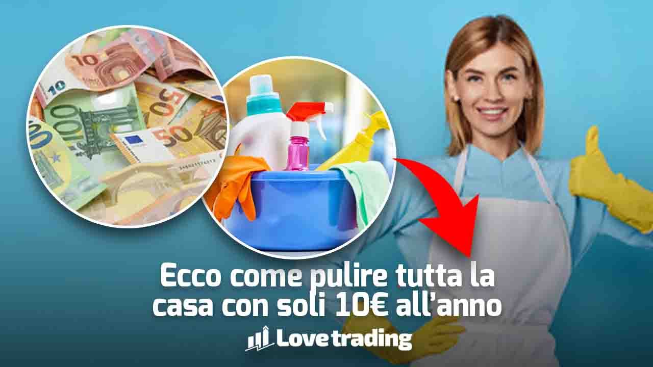 Pulire tutta la casa con 10€ all'anno di detersivi, tutti stupiti e felici