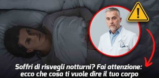 Risvegli notturni: attenzione al messaggio grave mandato dal tuo corpo
