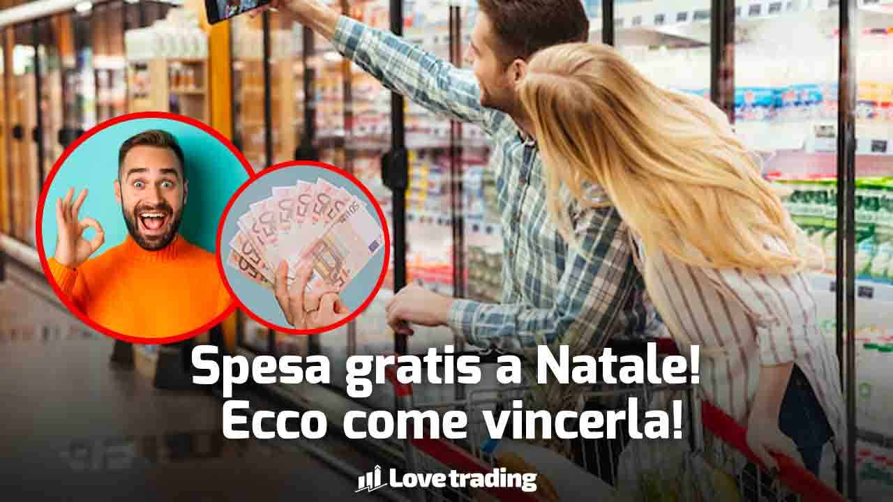 Spesa gratis in questo supermercato a Natale, tutti a bocca aperta, spalancata