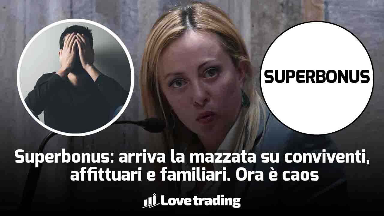 Superbonus: mazzata su conviventi, affittuari ed unifamiliari "E' finito" rabbia e caos