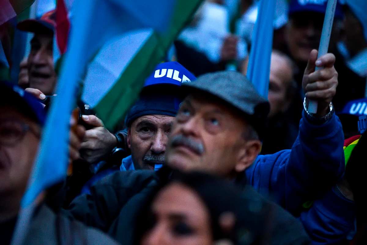 manifestazione pensionati