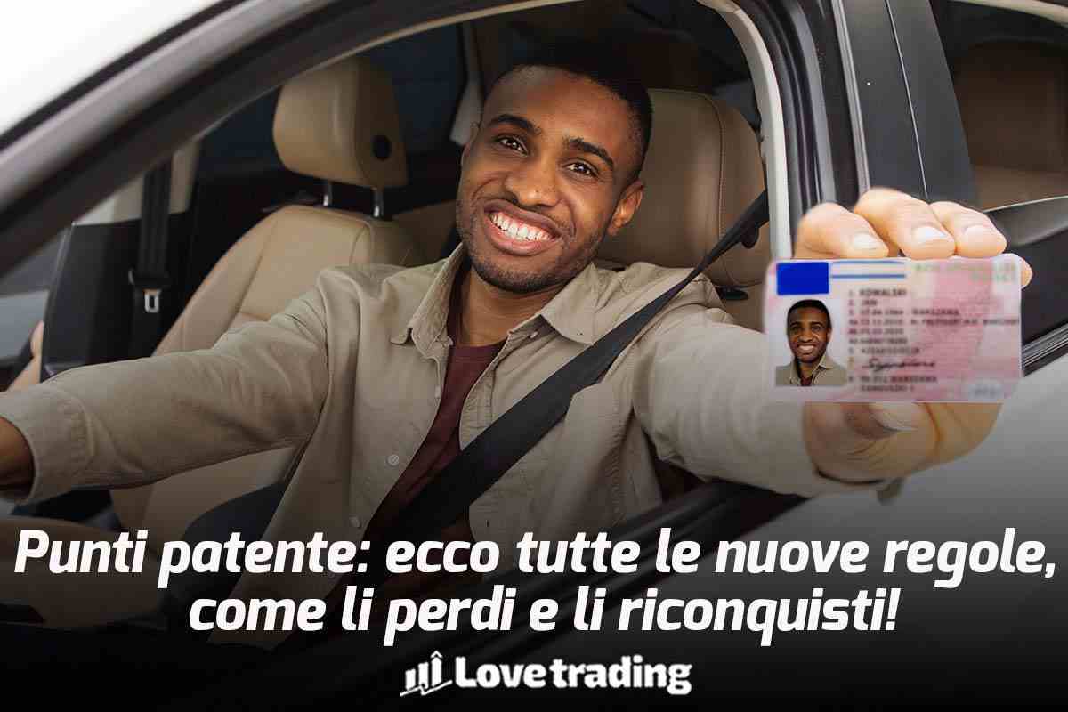 Uomo in auto