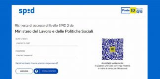 schermata iniziale SPID Poste