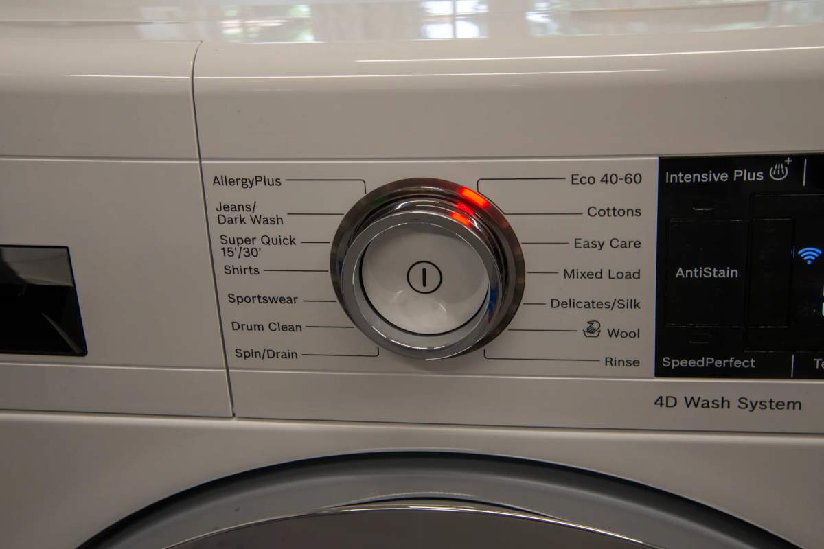 Modalità eco lavatrice