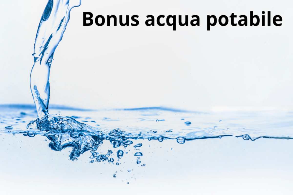 Come funziona il bonus acqua potabile