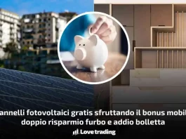 Pannelli fotovoltaici come ottenerli gratis
