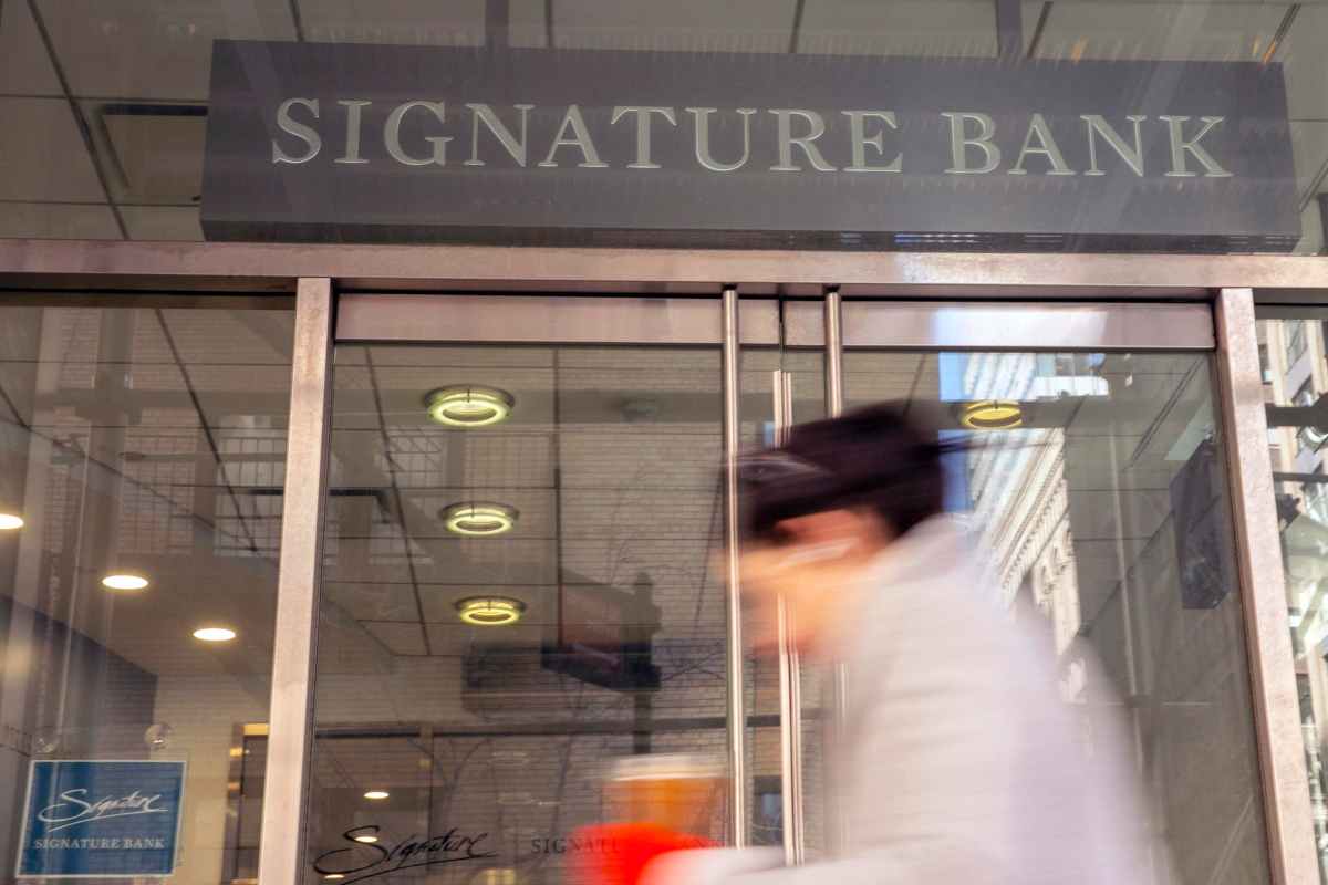 Anche Signature Bank ha risentito del crollo degli asset finanziari