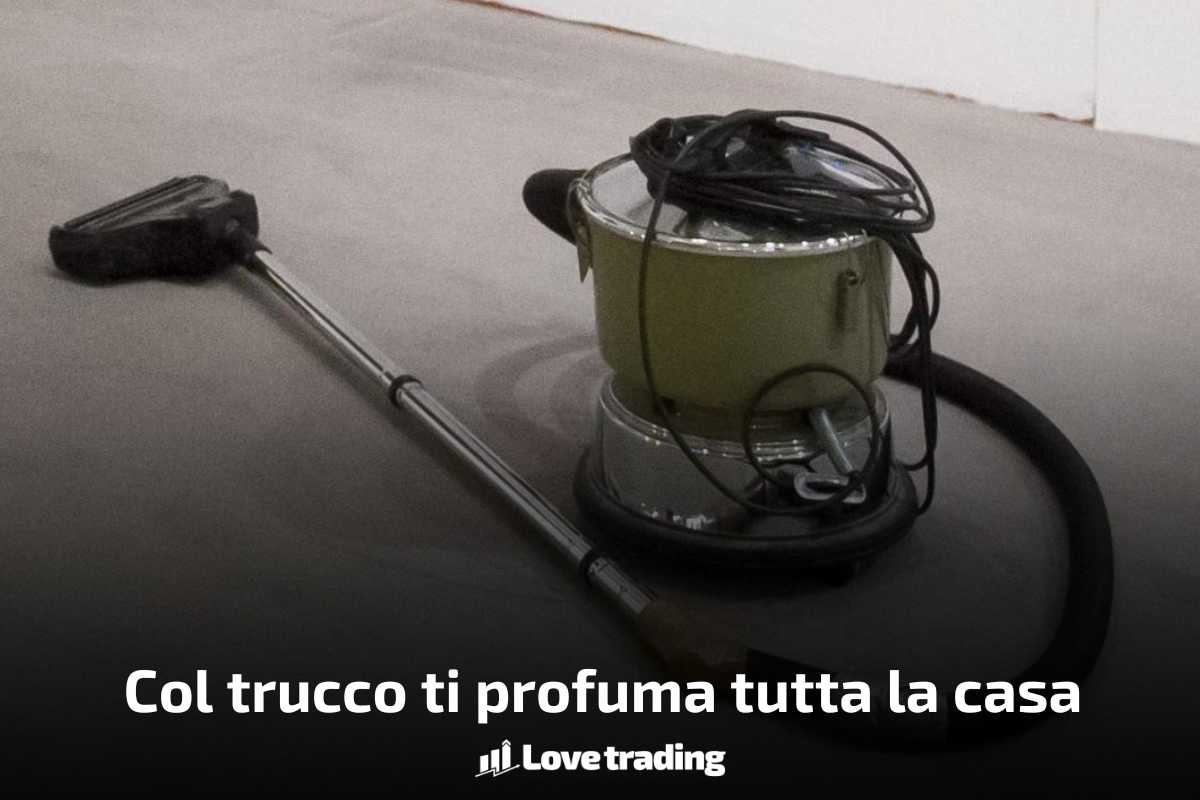 L'aspirapolvere ti profuma casa mentre è in funzione grazie al