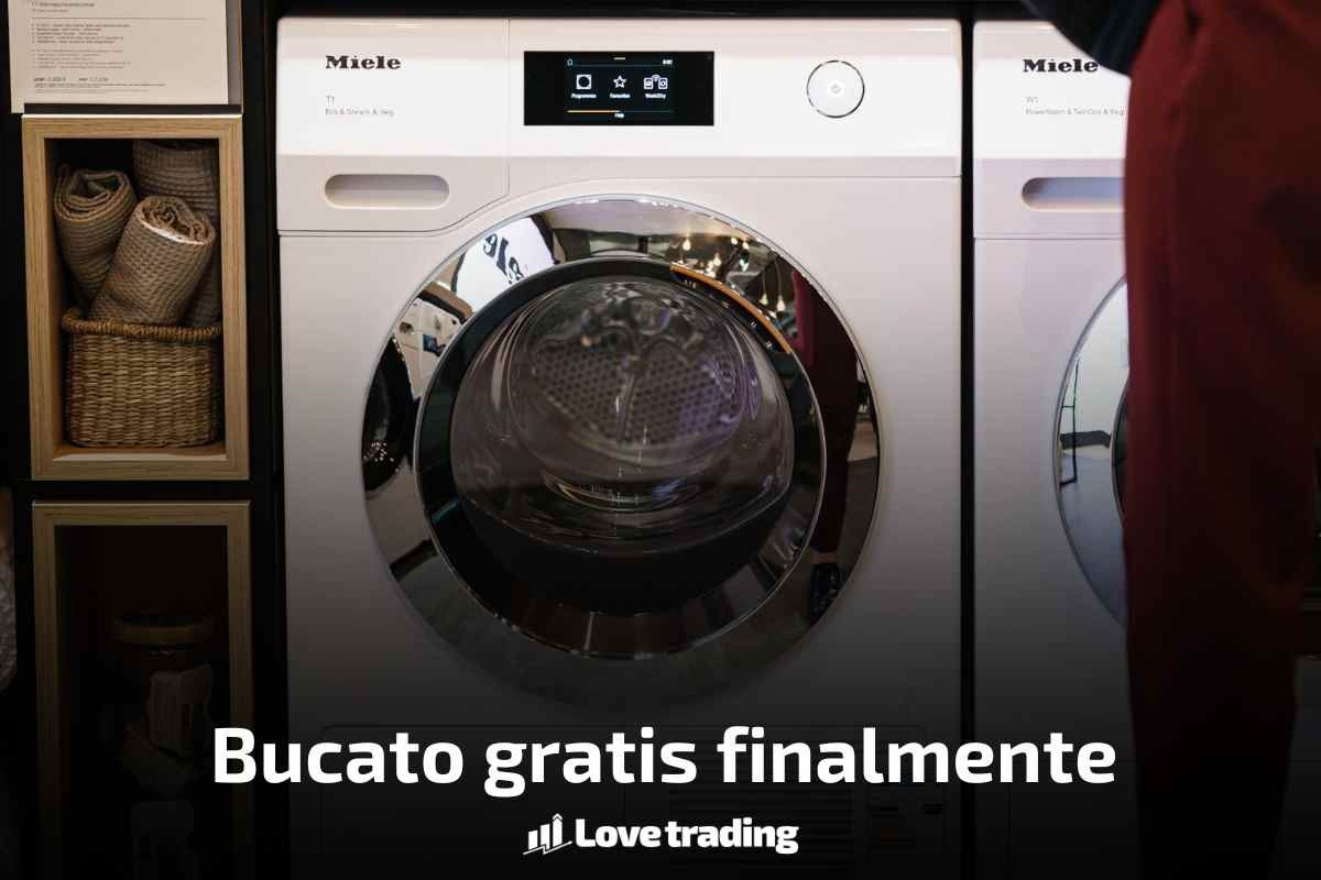 Tanto risparmio sulla lavatrice