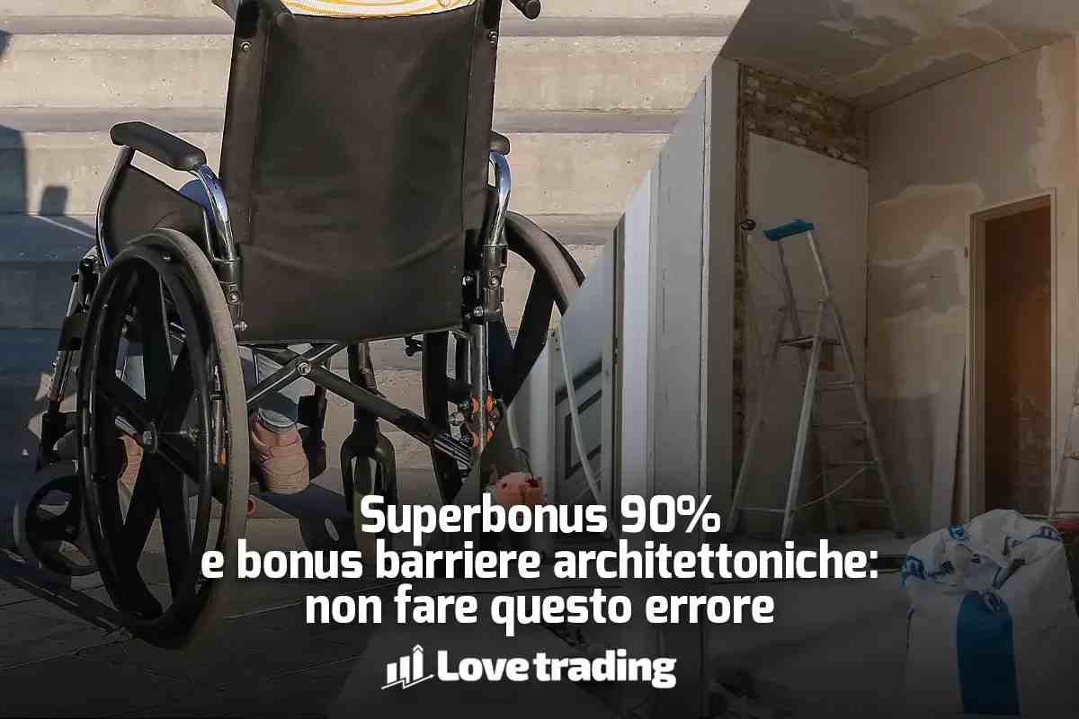 superbonus e bonus barriere architettoniche