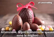 Uova di Pasqua per tutte le tasche