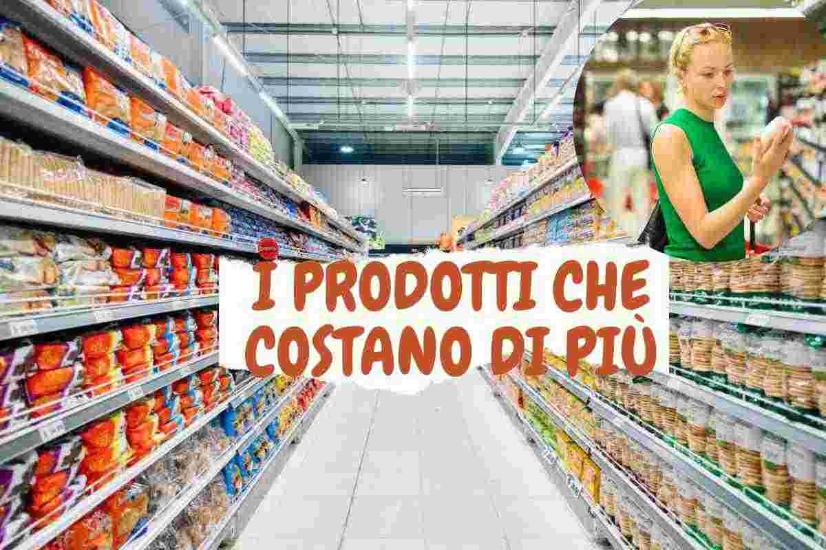 Sono questi i prodotti del supermercato che costano di più