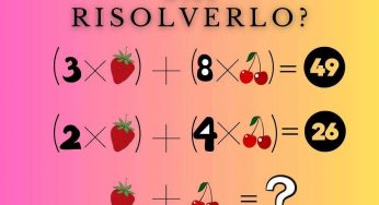 Problema matematico per veri Einstein: riesci a capire qual è il numero mancante?