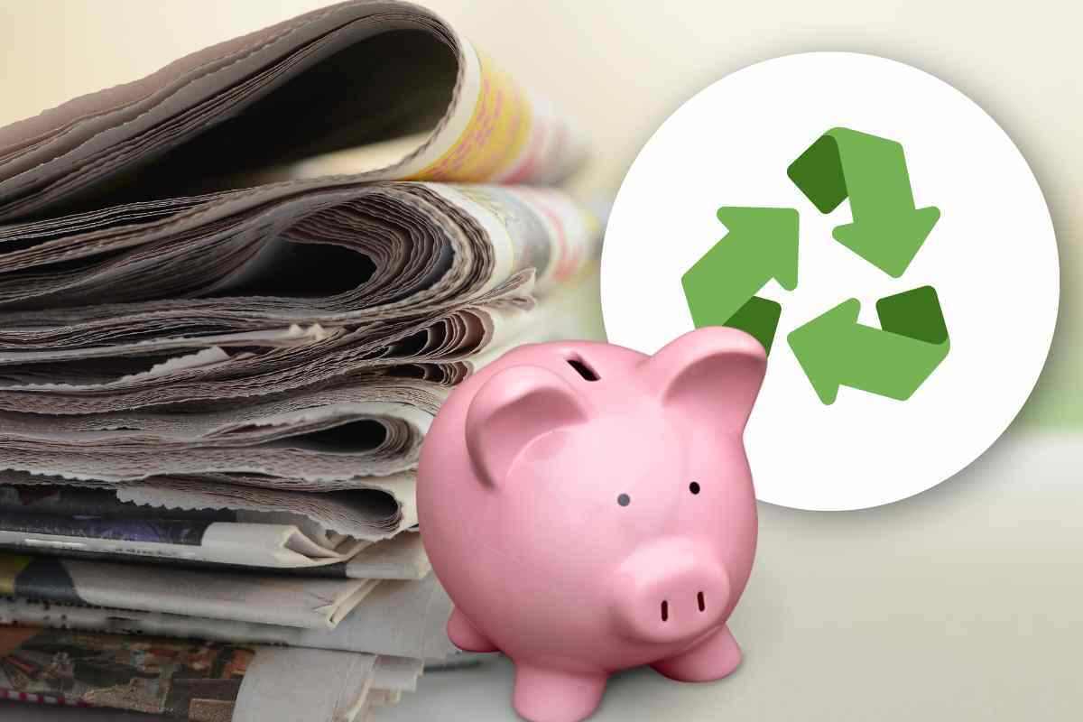 riciclare giornali e riviste vecchi