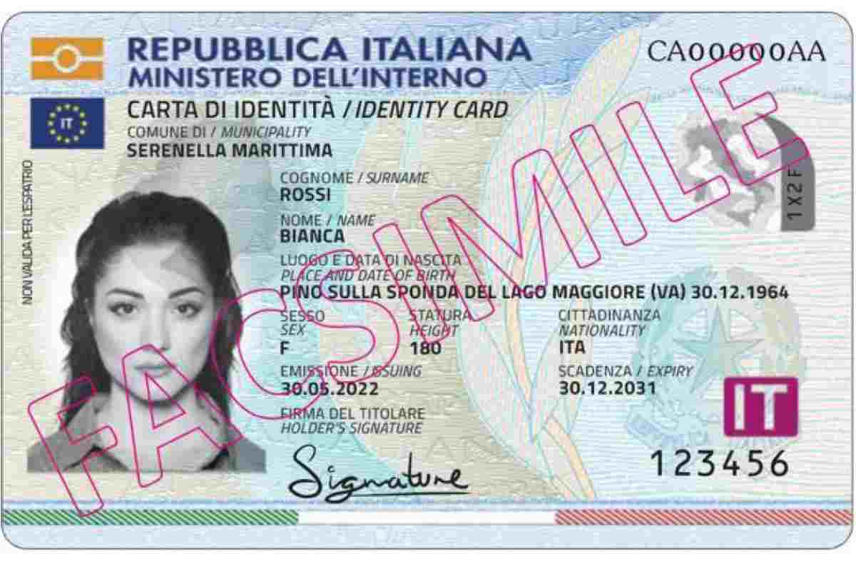 Novità carta d'identità elettronica