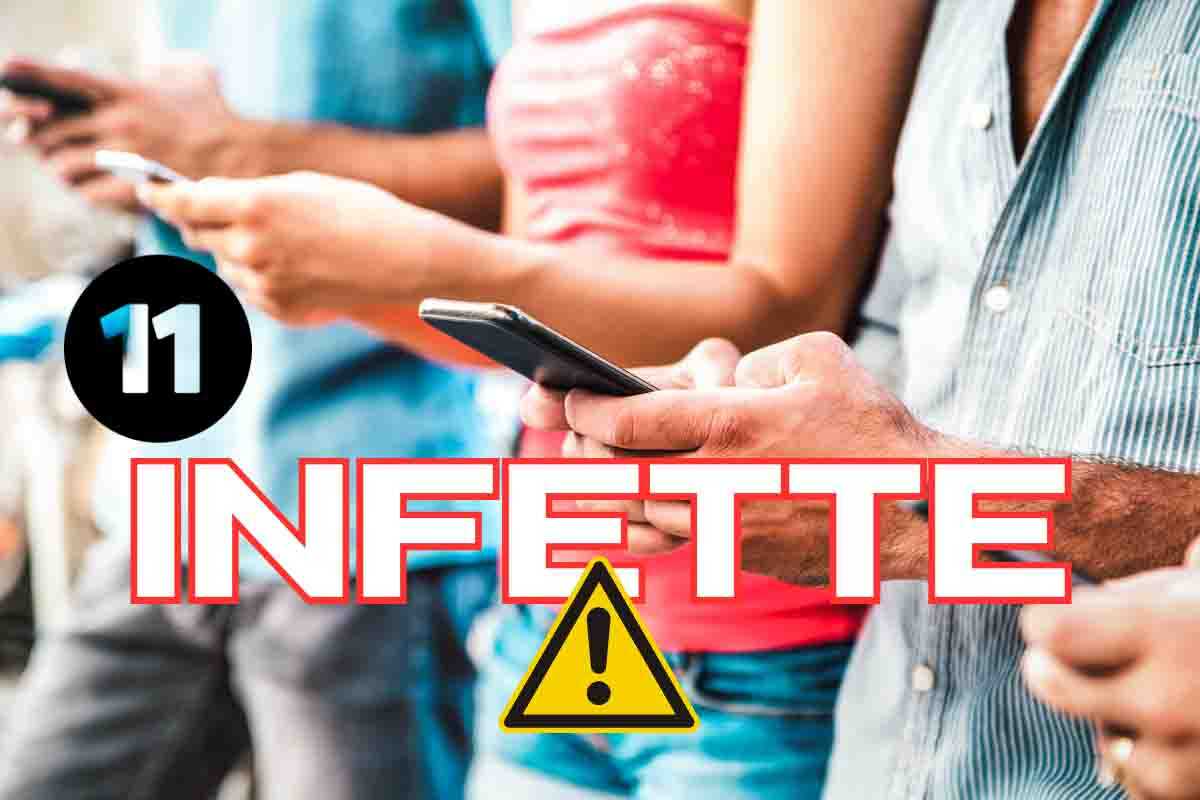 Rischi smartphone: 11 diffusissime app sono infette, la lista completa