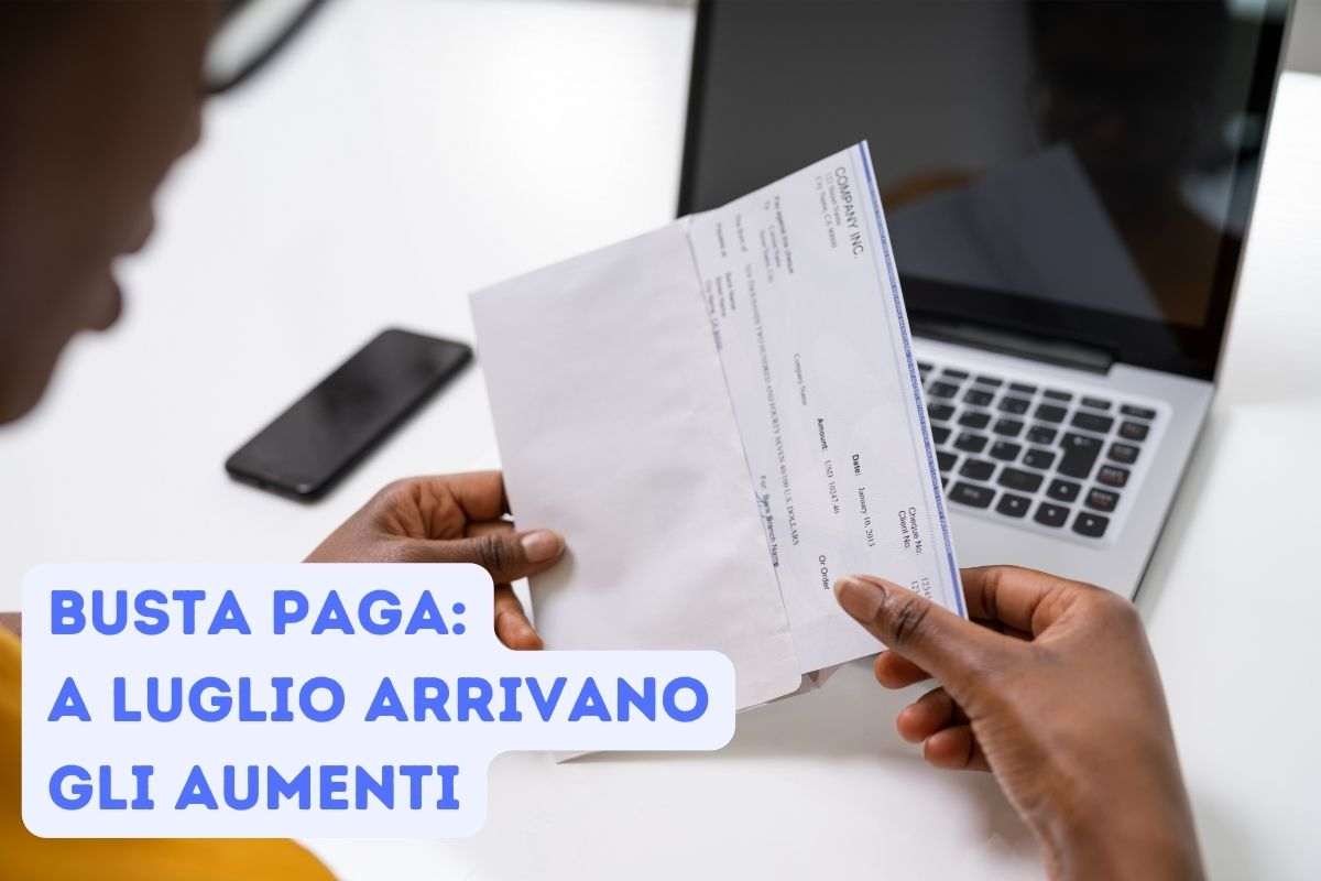 aumenti in busta paga a luglio