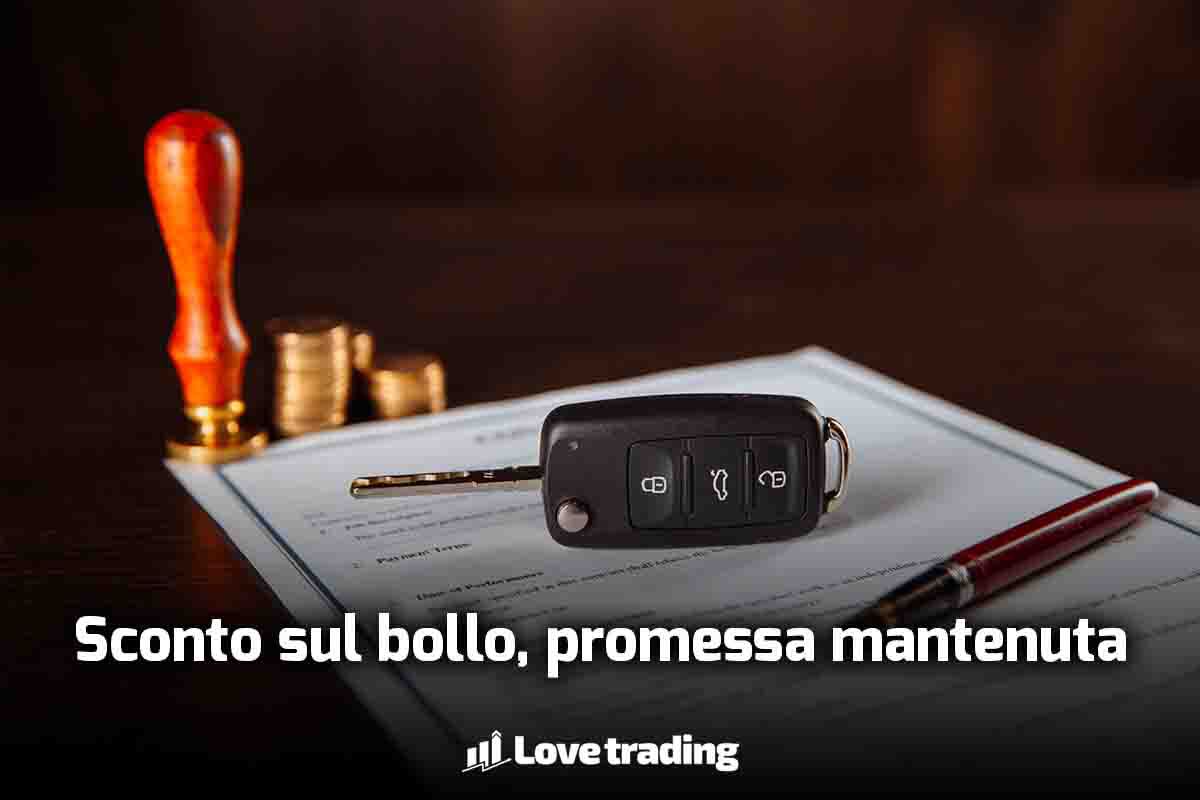 sconto sul bollo auto