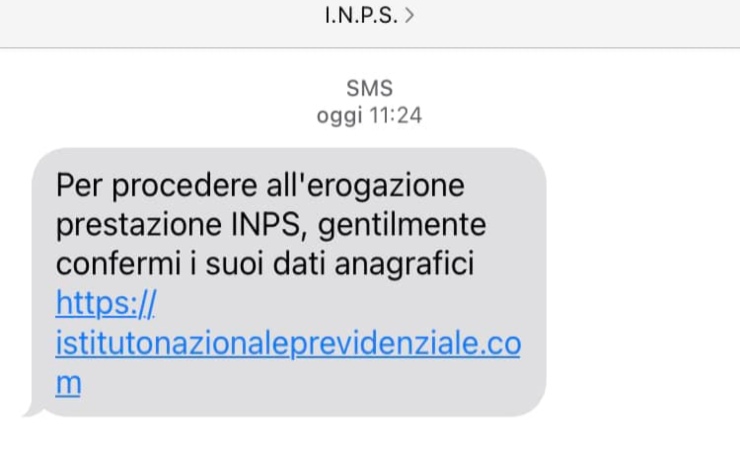 nuova truffa Inps sui dati da aggiornare