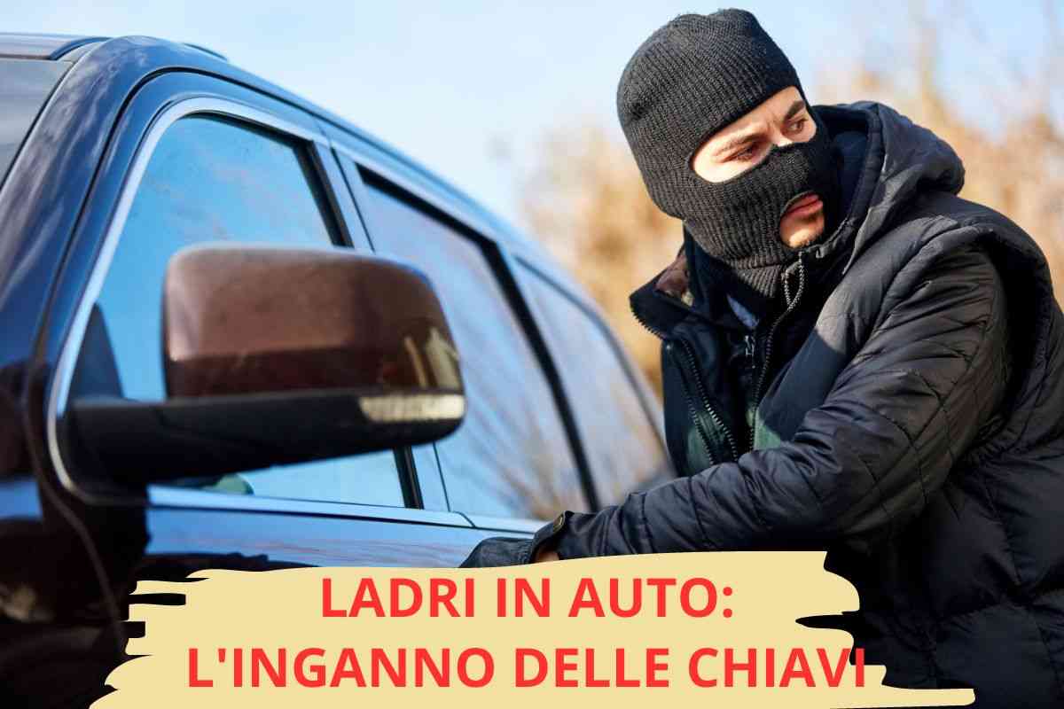 trucco ladri in auto