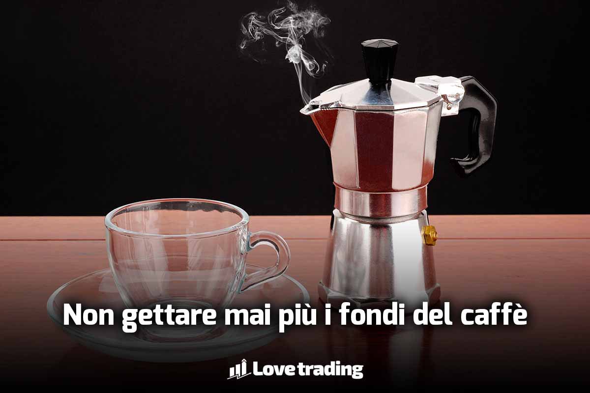 I fondi del caffè puoi riutilizzarli