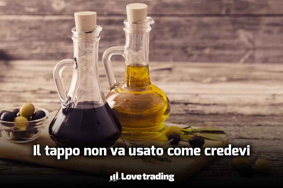 Come usare il tappo di olio e aceto