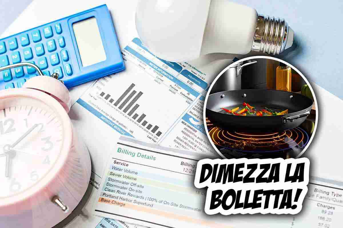 pentole a induzione, come dimezzare la bolletta