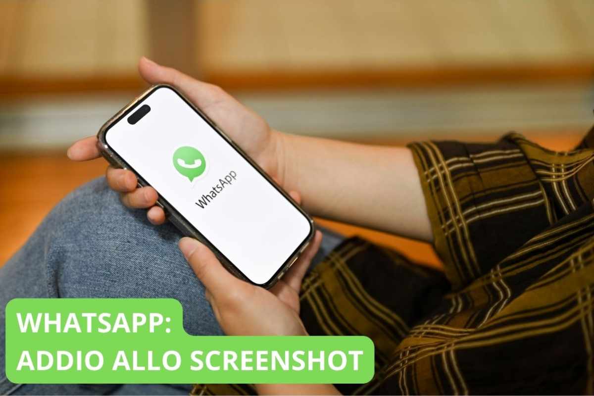 screenshot bloccati su whatsapp